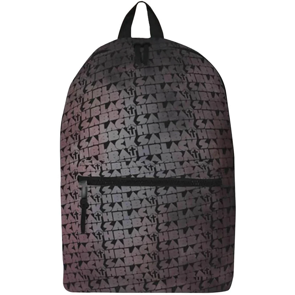Rocksax Black Sabbath Distress Cross Rucksack Image 1