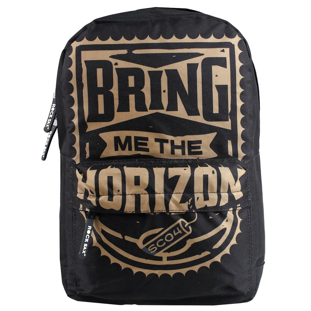 Rocksax Bring Me the Horizon Classic Rucksack - Gold Image 1