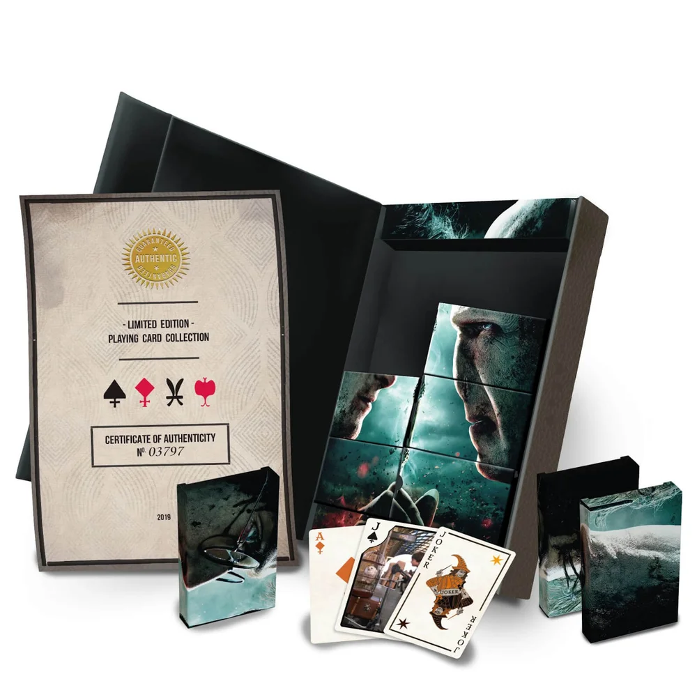 Cartamundi Harry Potter Official Limited Edition 8 x Playing Cards Collector Set Image 1