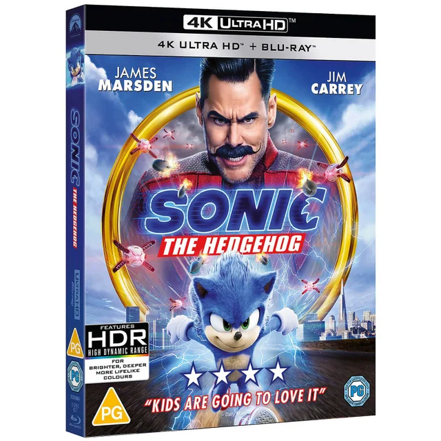 Sonic The Hedgehog - 4k Ultra HD (Includes 2D Blu-ray)