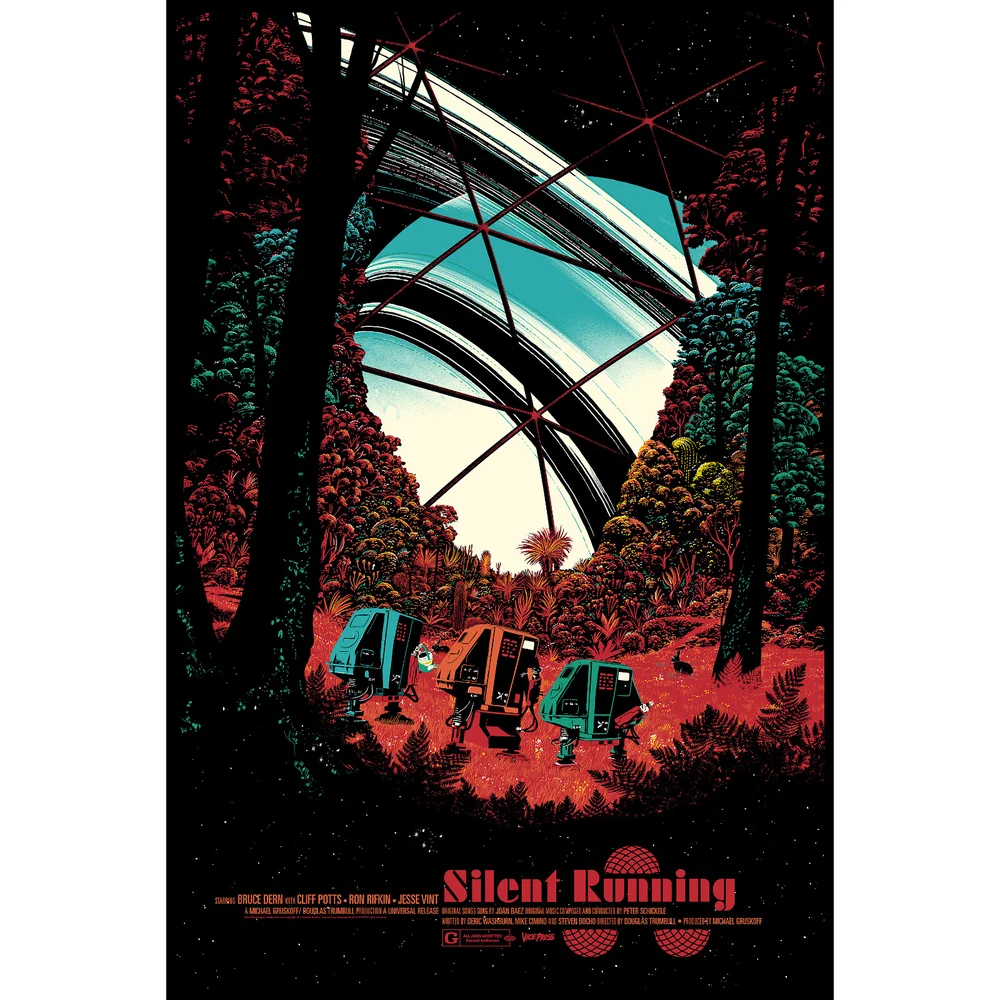 Silent Running Screenprint Art by Raid71 Image 1