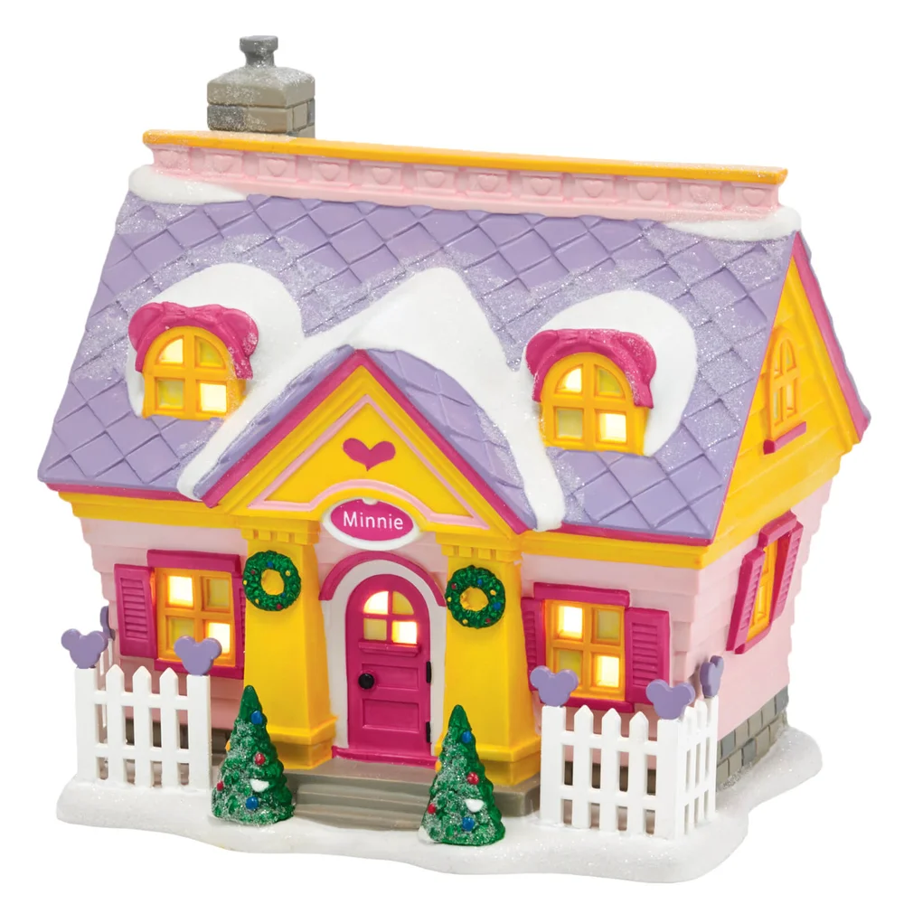 Disney Village Minnie's House - UK Adaptor 15cm Image 1