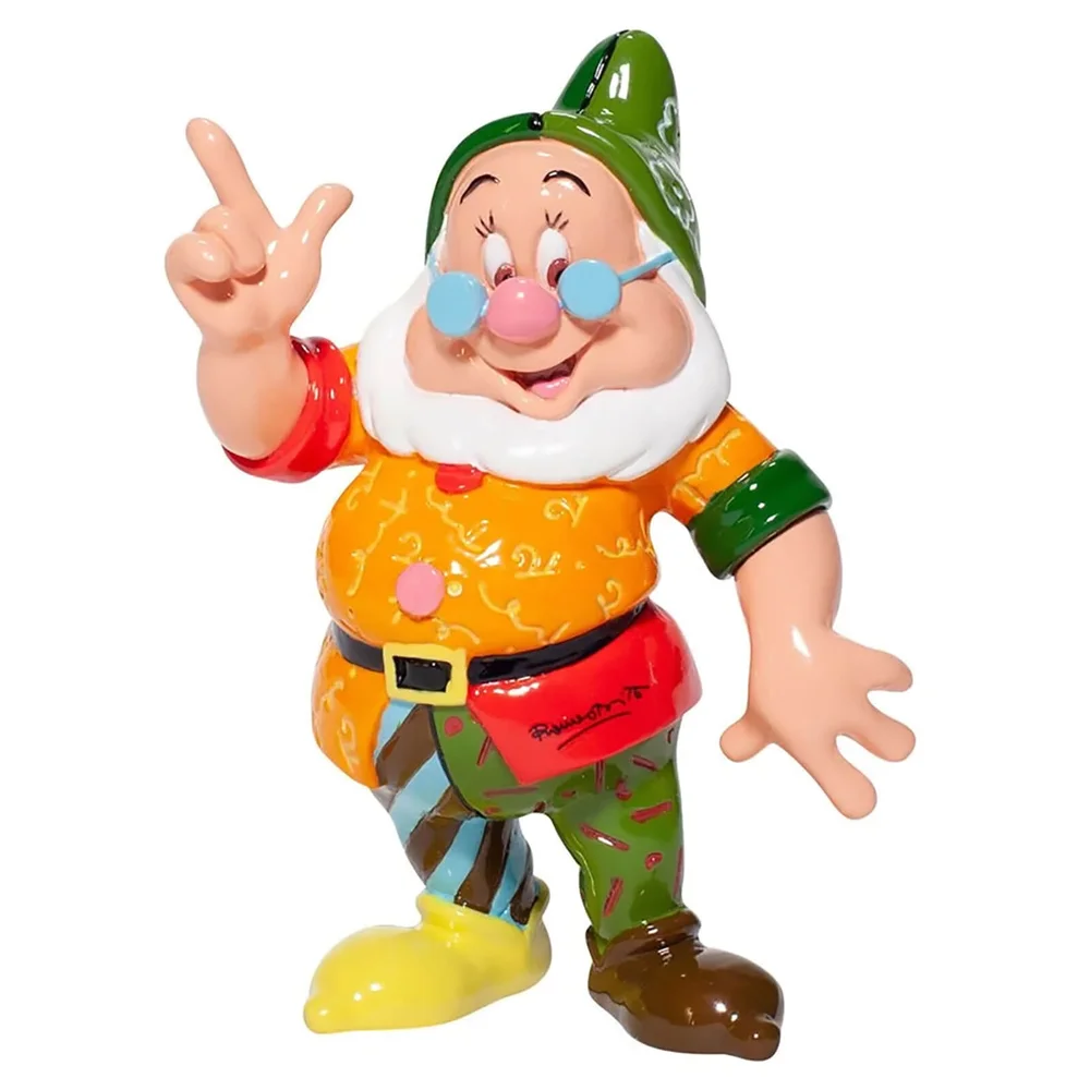 Disney by Romero Britto Doc Mini Figurine 9cm Image 1