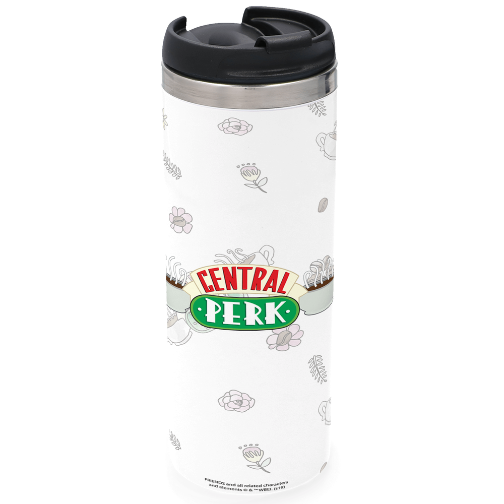 Friends Stainless Steel Thermo Travel Mug - Metallic Finish Image 1