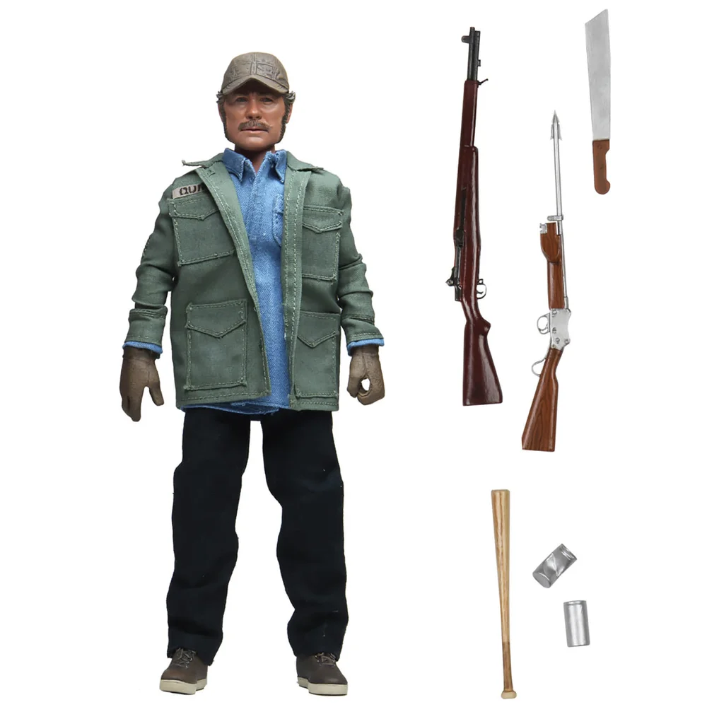 NECA Jaws Sam Quint 8 Inch Clothed Action Figure Image 1