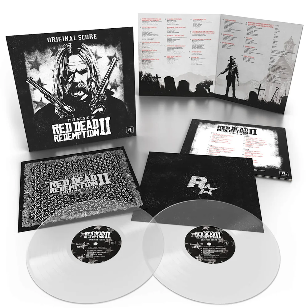 Invada - The Music of Red Dead Redemption 2 (Original Score) 2x Clear Vinyl Image 1