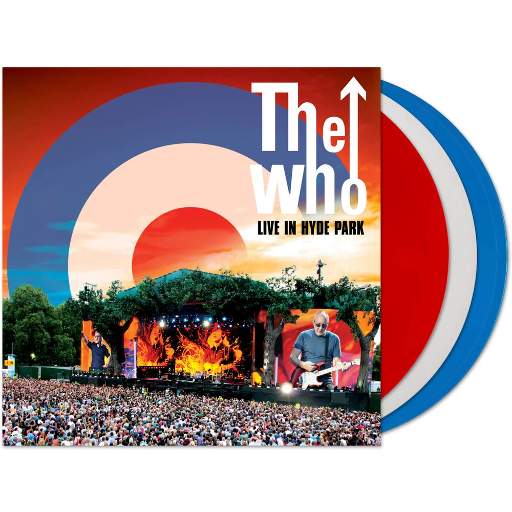 The Who – Live At Hyde Park Red/White/Blue Vinyl Set Image 1
