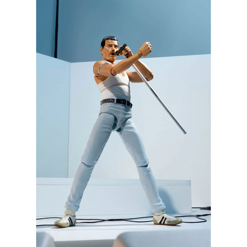 Bandai Tamashii Nations Freddie Mercury S.H. Figuarts Action Figure Live Aid Ver. 15 cm Image 1