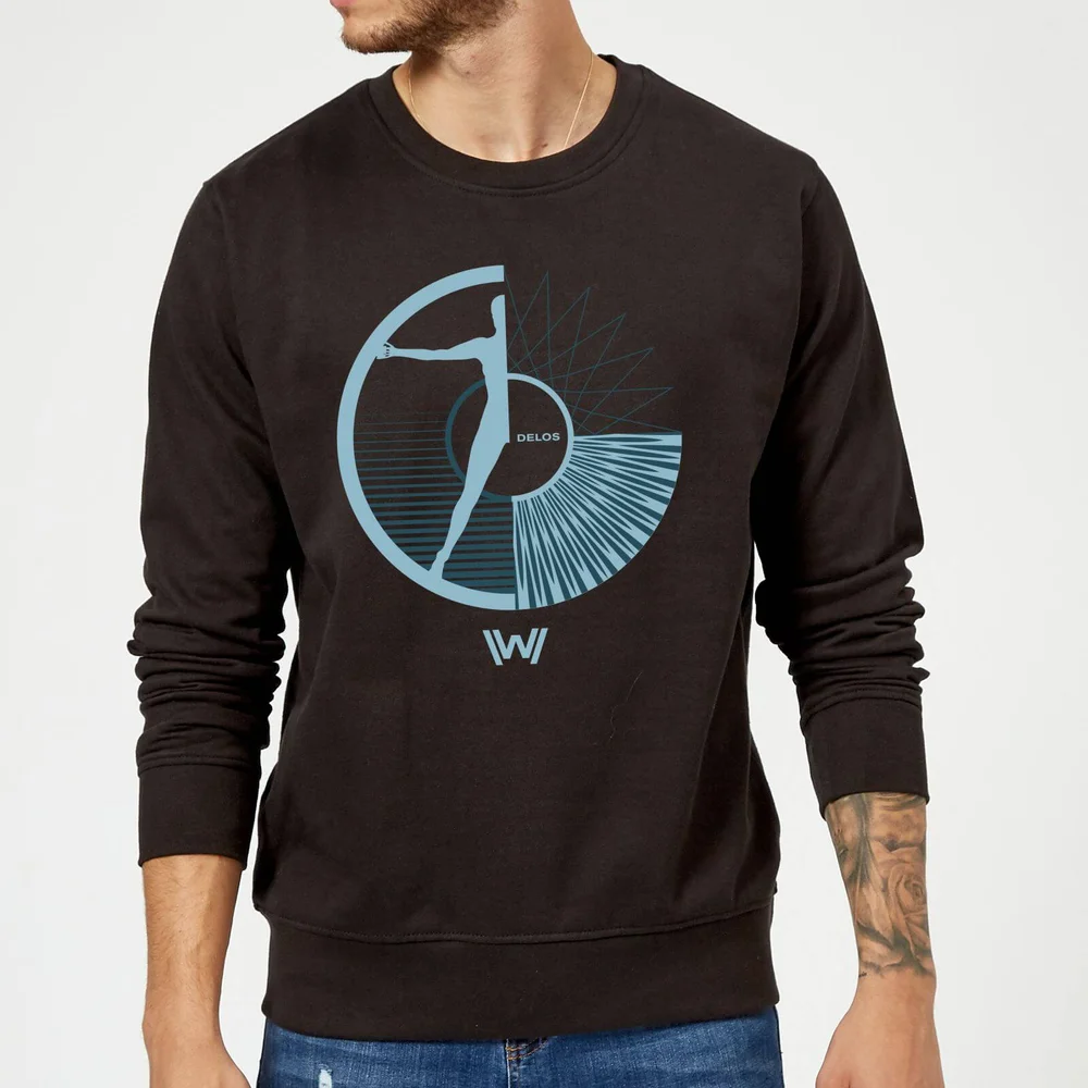 Westworld Hello, I'm Aeden Sweatshirt - Black - S Image 1