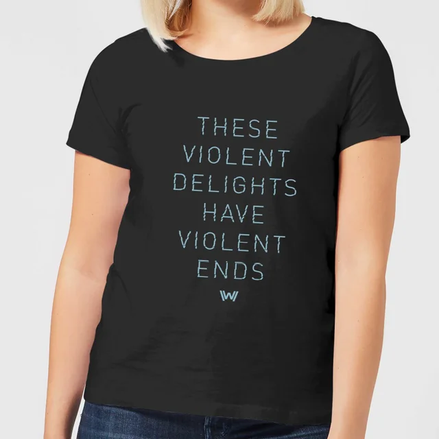 Westworld Violent Delights Women's T-Shirt - Black
