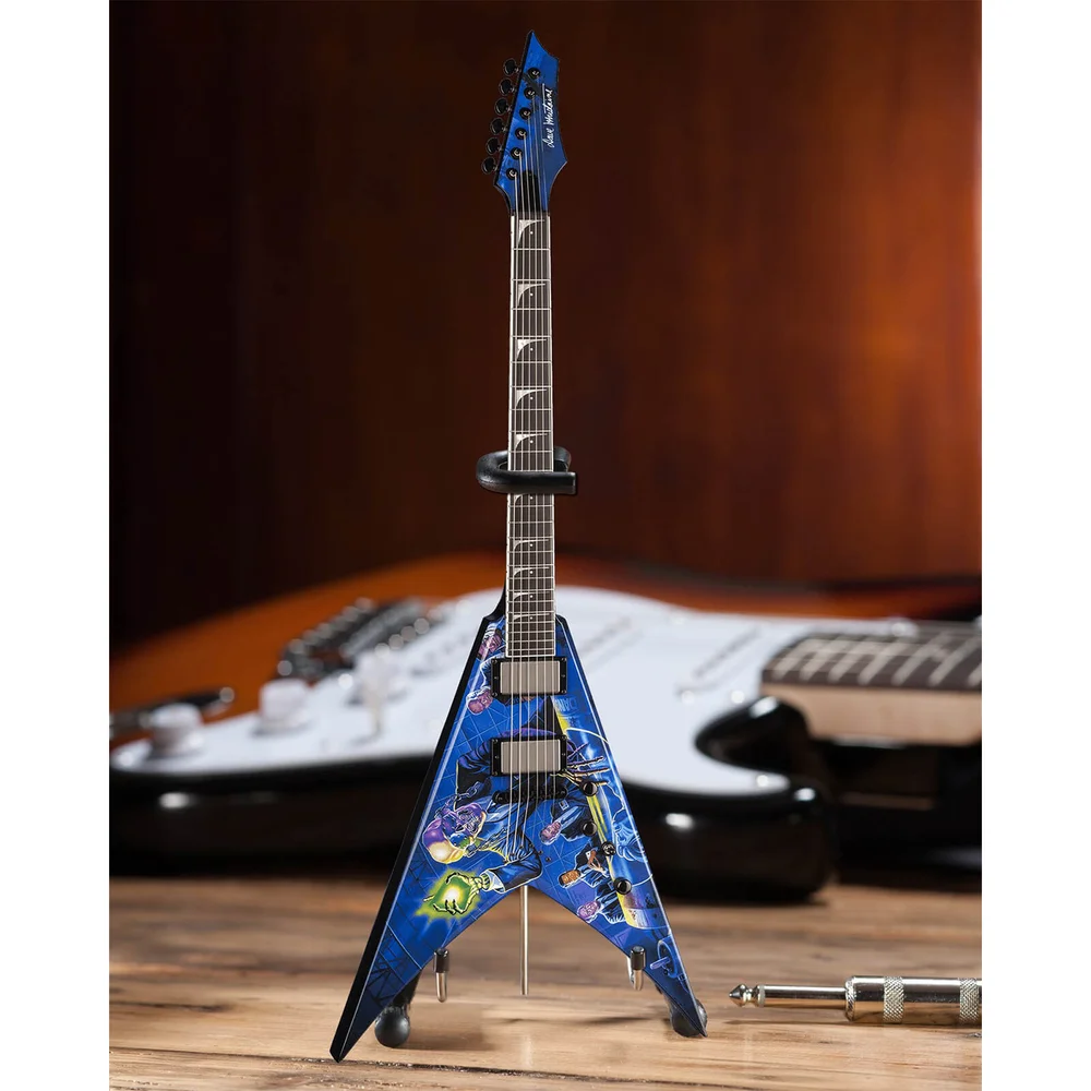 Axe Heaven Megadeath Signature V Rust In Peace Miniature Guitar Replica Image 1
