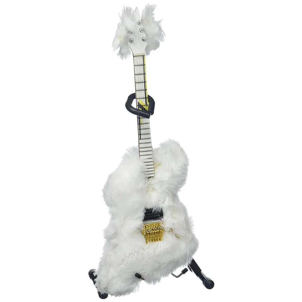 Axe Heaven ZZ Tops Billy Gibbons The Fur Miniature Bass Guitar Replica Image 1