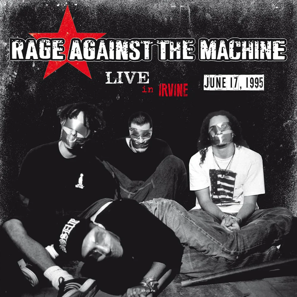 Rage Against The Machine - Live In Irvine. CA June 17 1995 KROQ-FM (White Vinyl) Image 1