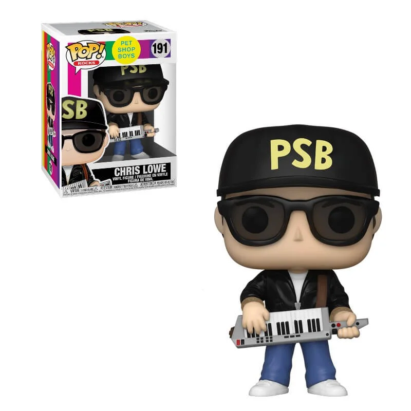 Pop! Rocks Pet Shop Boys Chris Lowe Pop! Vinyl Figure Image 1