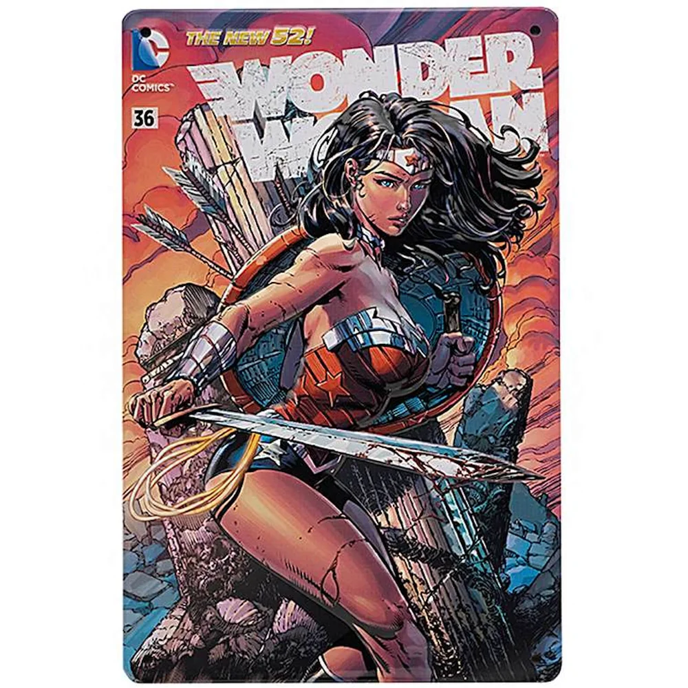 DC Comics Wonder Woman #36 Tin Plate Poster Image 1