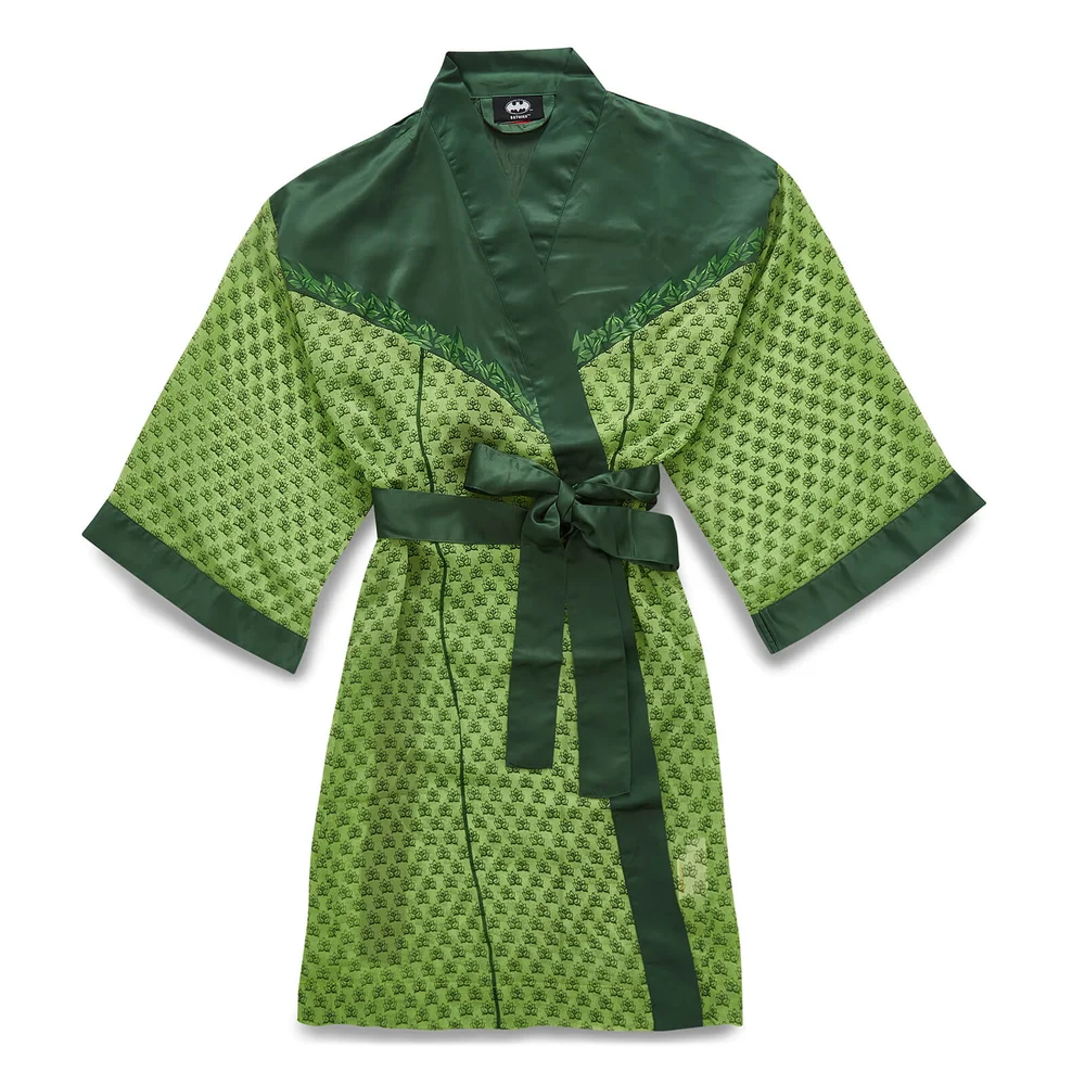 DC Comics Women's Poison Ivy Chiffon Cover up Robe - S-M Image 1