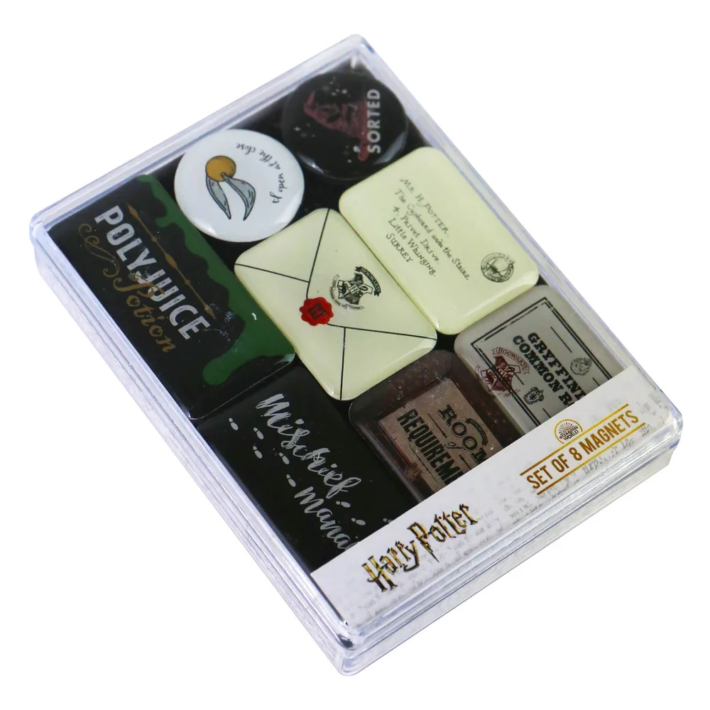 Harry Potter Hogwarts Magnet Set Image 1