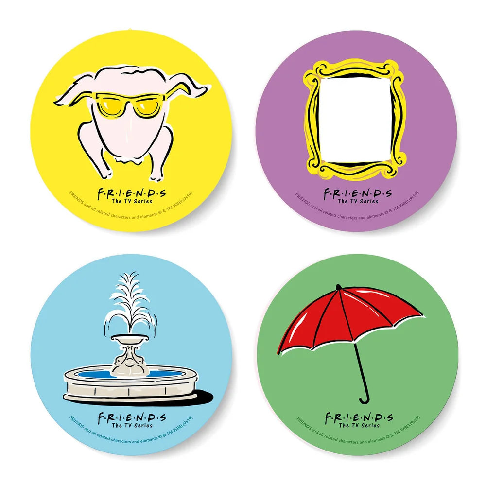 Friends Icons Coaster Set Image 1