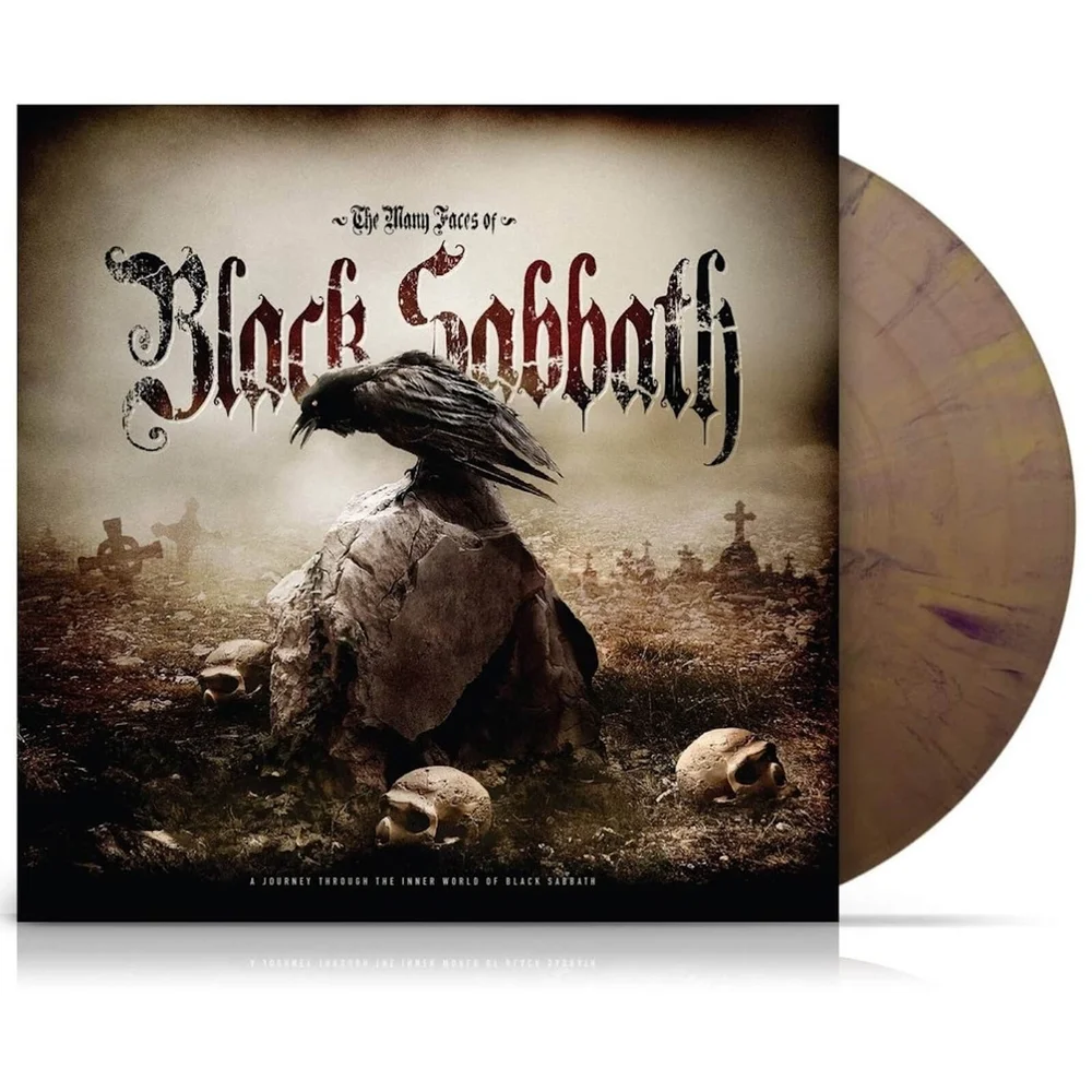 The Many Faces of Black Sabbath - Limited Edition Double Gatefold - Gold/Black Splatter Vinyl Image 1