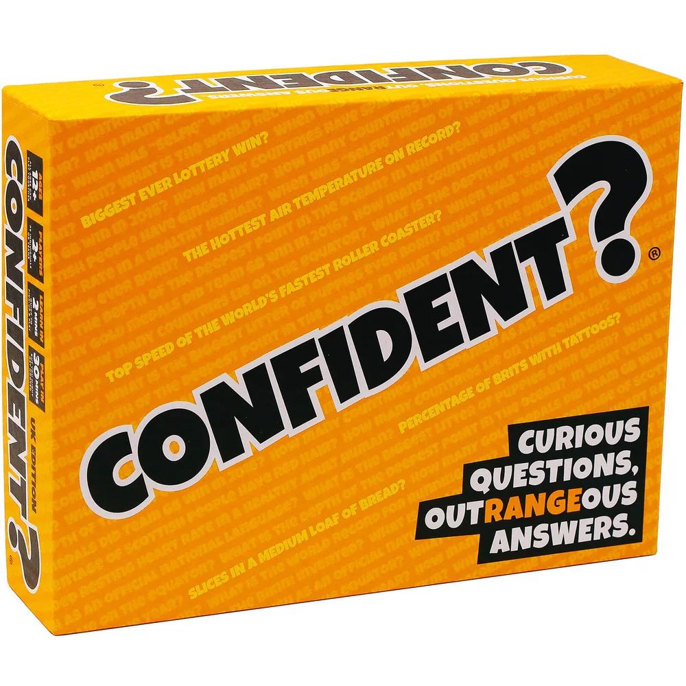 Confident? UK Edition Board Game Image 1
