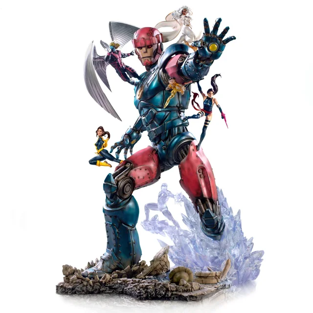 Iron Studios Marvel Comics BDS Art Figur im Maßstab 1:10 X-Men vs Sentinel #3 Deluxe 87 cm