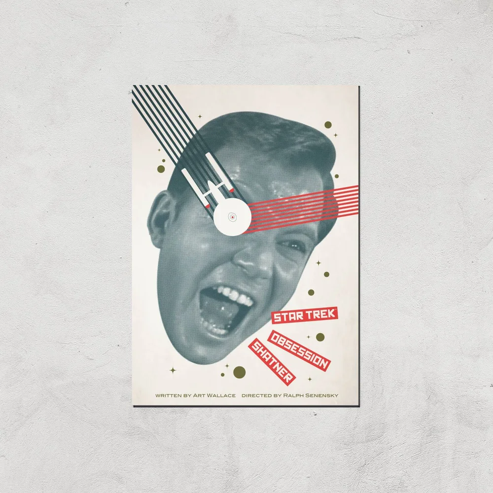 Obsession Shatner Giclee - A4 - Print Only Image 1