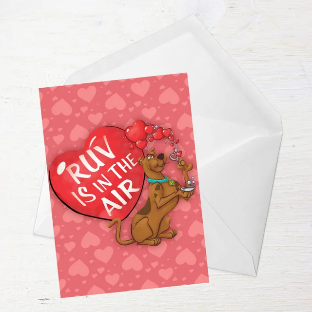 Scooby Doo Valentines Ruv Greetings Card