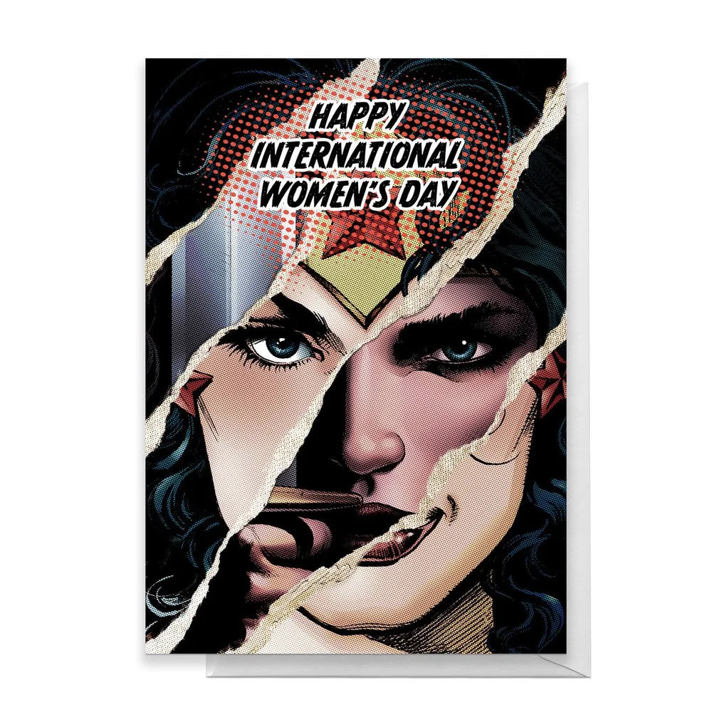 Wonder Woman International Women's Day Greetings Card - Standard Card Image 1