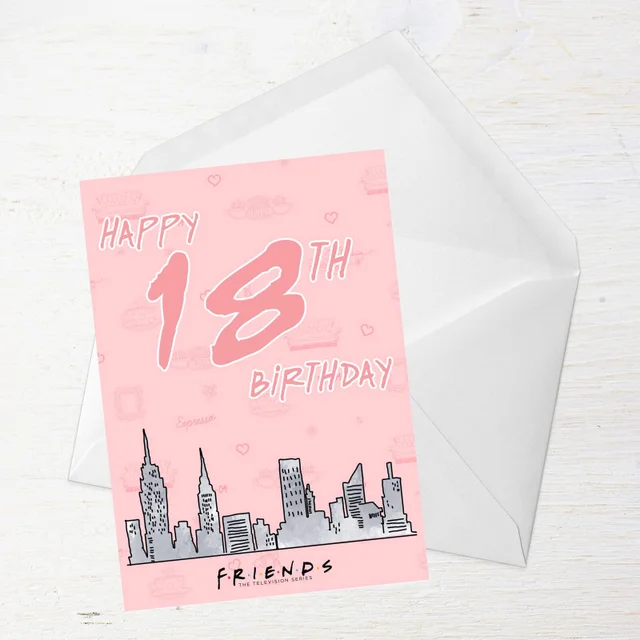 Friends Birthday 18th Greetings Card