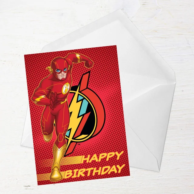 The Flash Happy Birthday Greetings Card