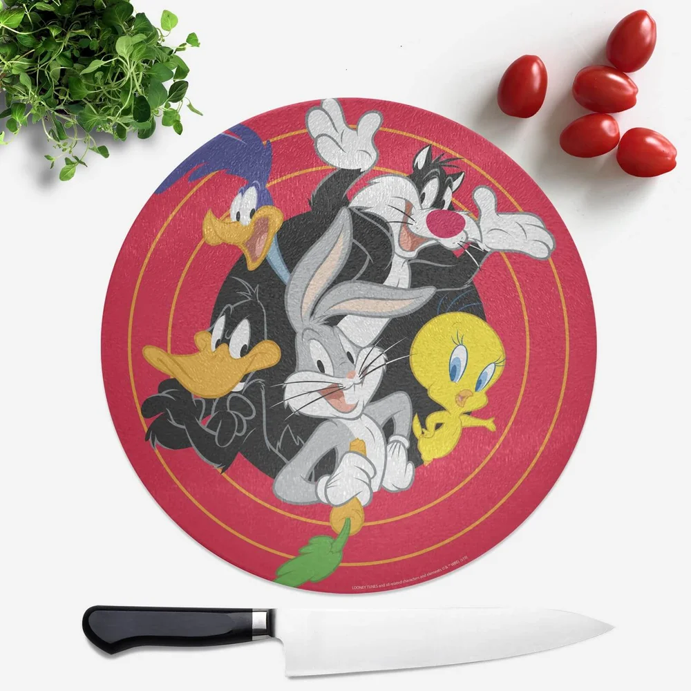 Looney Tunes Round Chopping Board Image 1