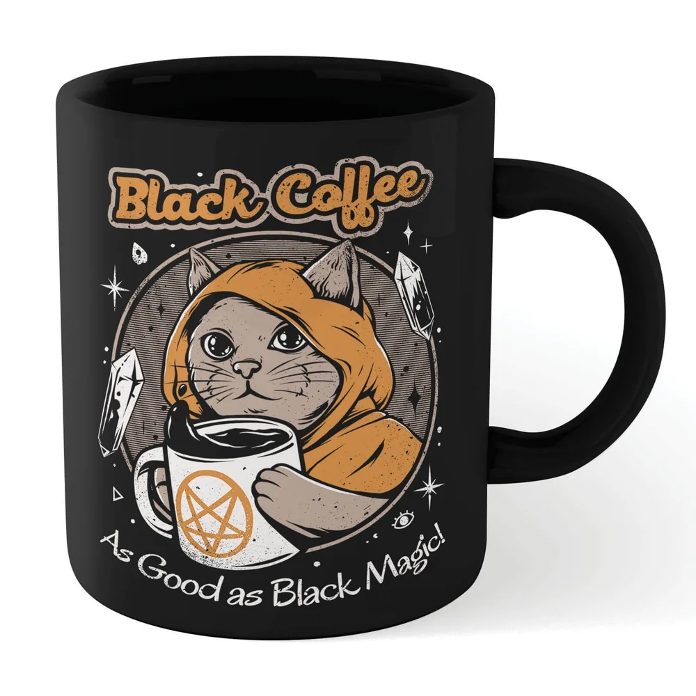 Ilustrata Black Coffee Mug - Black Image 1