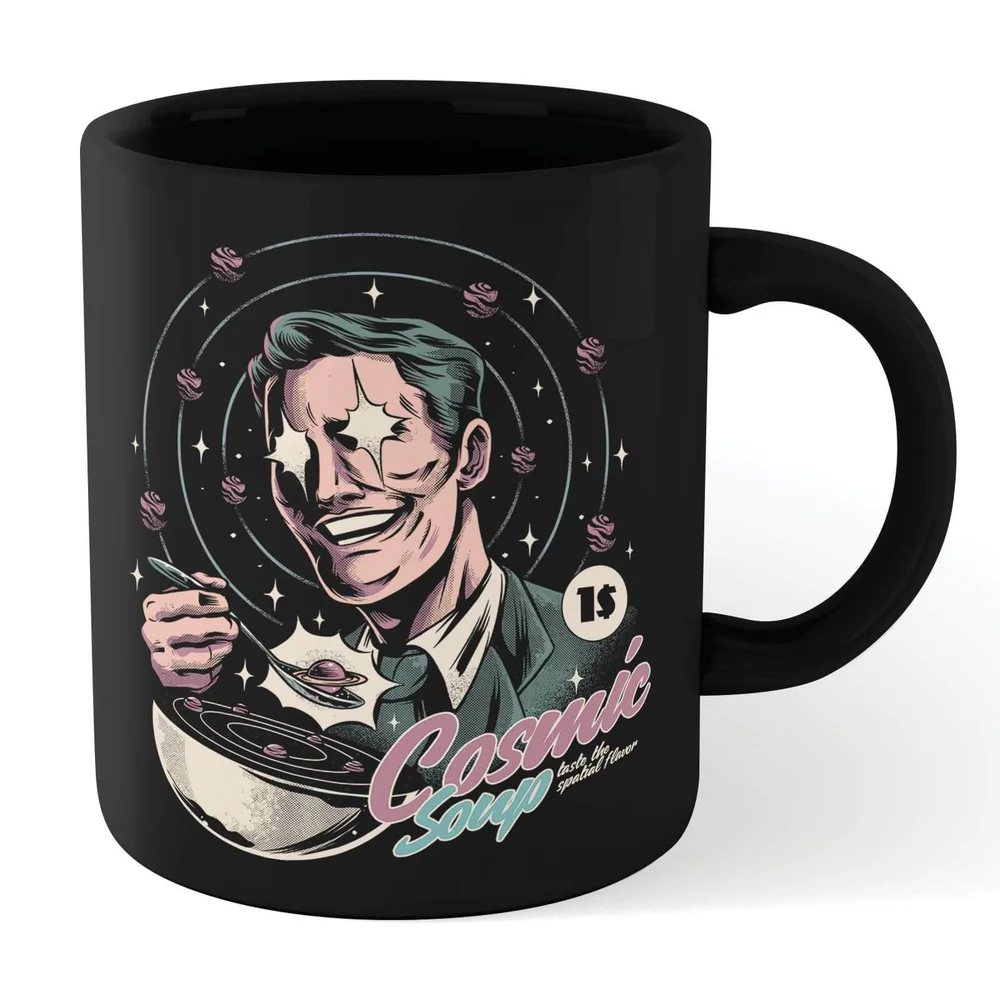 Ilustrata Cosmic Soup Mug - Black Image 1