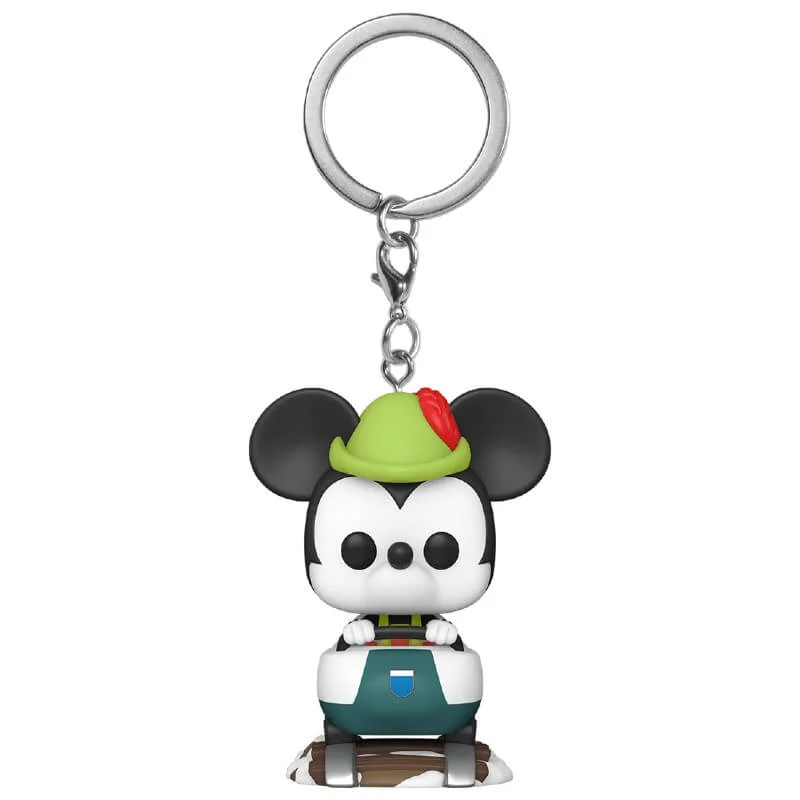 Disney 65th Mickey with Matterhorn Pop! Keychain Image 1
