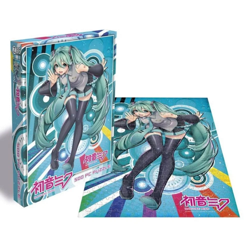 Hatsune Miku Miku Projection (500 Piece Jigsaw Puzzle) Image 1