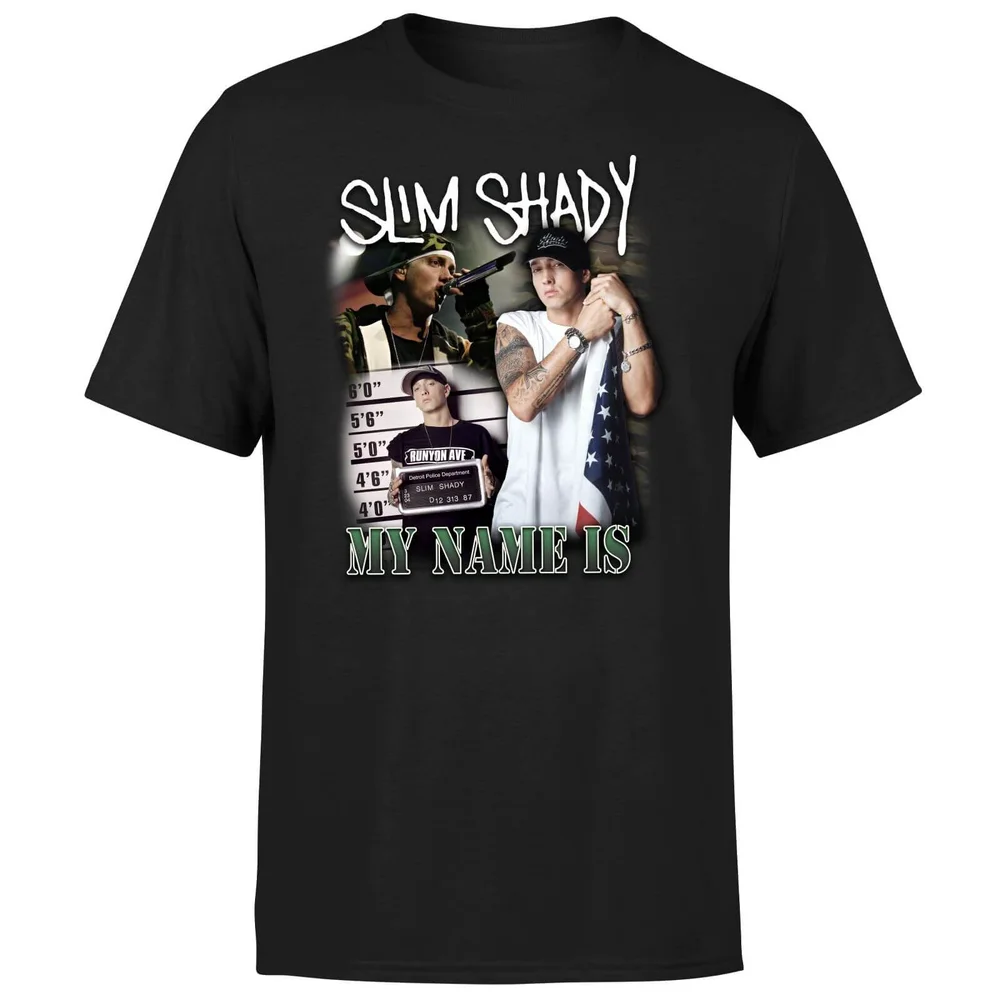 My Name Is Slim Shady Men's T-Shirt - Black - 3XL Image 1