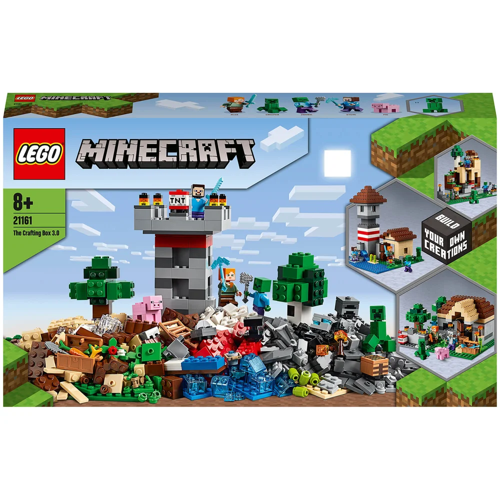LEGO Minecraft: The Crafting Box 3.0 Fortress Farm Set (21161) Image 1