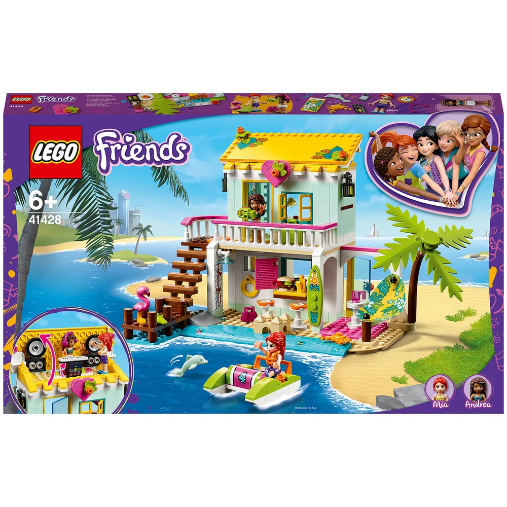 LEGO Friends: Beach House Mini Dollhouse Play Set (41428) Image 1