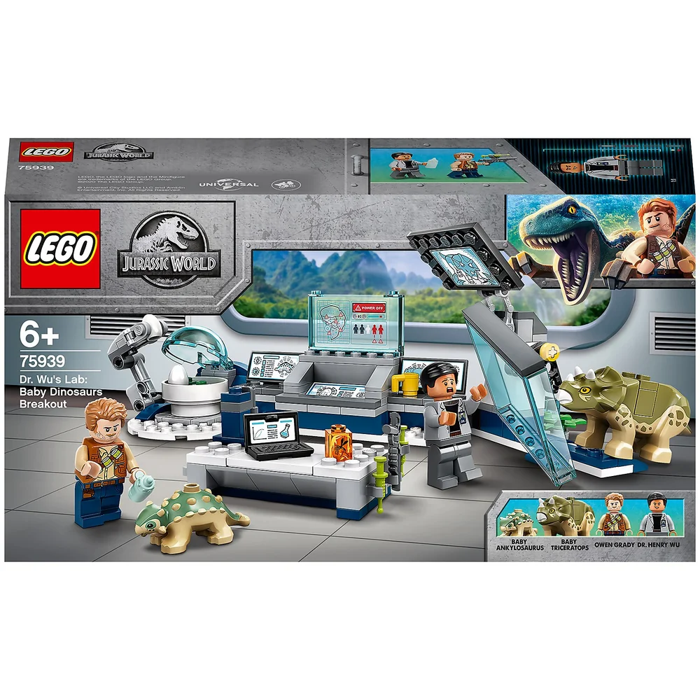 LEGO Jurassic World: Dr. Wu's Lab: Baby Dinosaurs Breakout (75939) Image 1