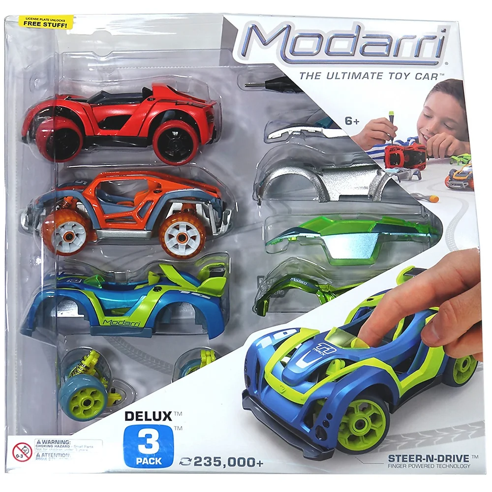 Modarri Deluxe 3 Pack Build Your Car Kit Image 1