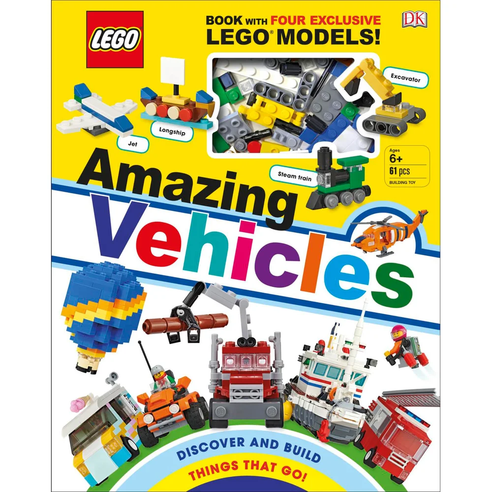 DK Books LEGO Amazing Vehicles Hardback Image 1
