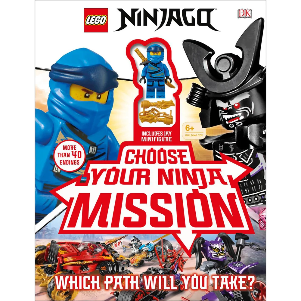 DK Books LEGO NINJAGO Choose Your Ninja Mission Hardback Image 1
