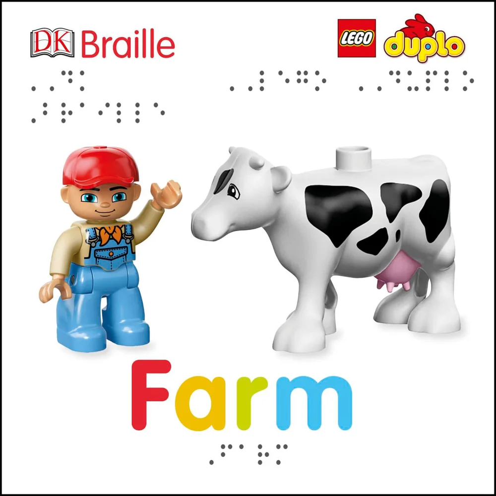 DK Books DK Braille LEGO DUPLO Farm Board Book Image 1