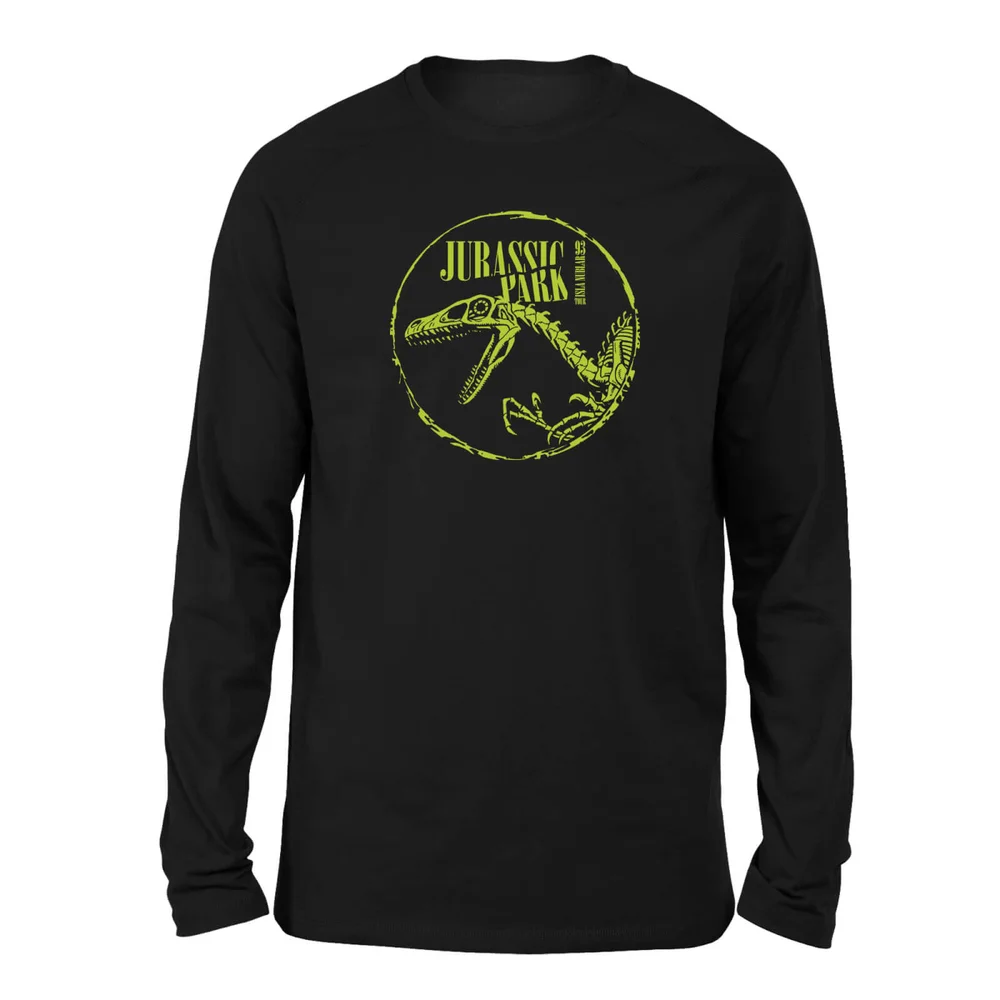 Jurassic Park Skell Unisex Long Sleeved T-Shirt - Black - S Image 1