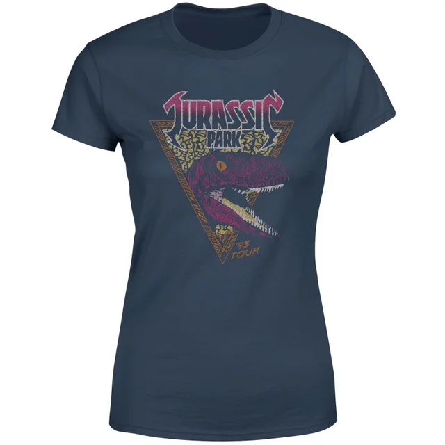 Jurassic Park Raptor Women's T-Shirt - Navy