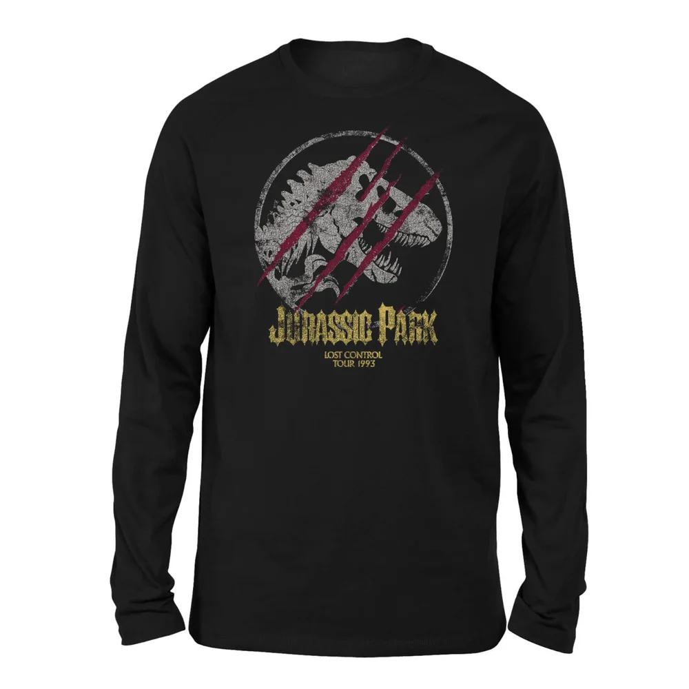 Jurassic Park Lost Control Unisex Long Sleeved T-Shirt - Black - S Image 1