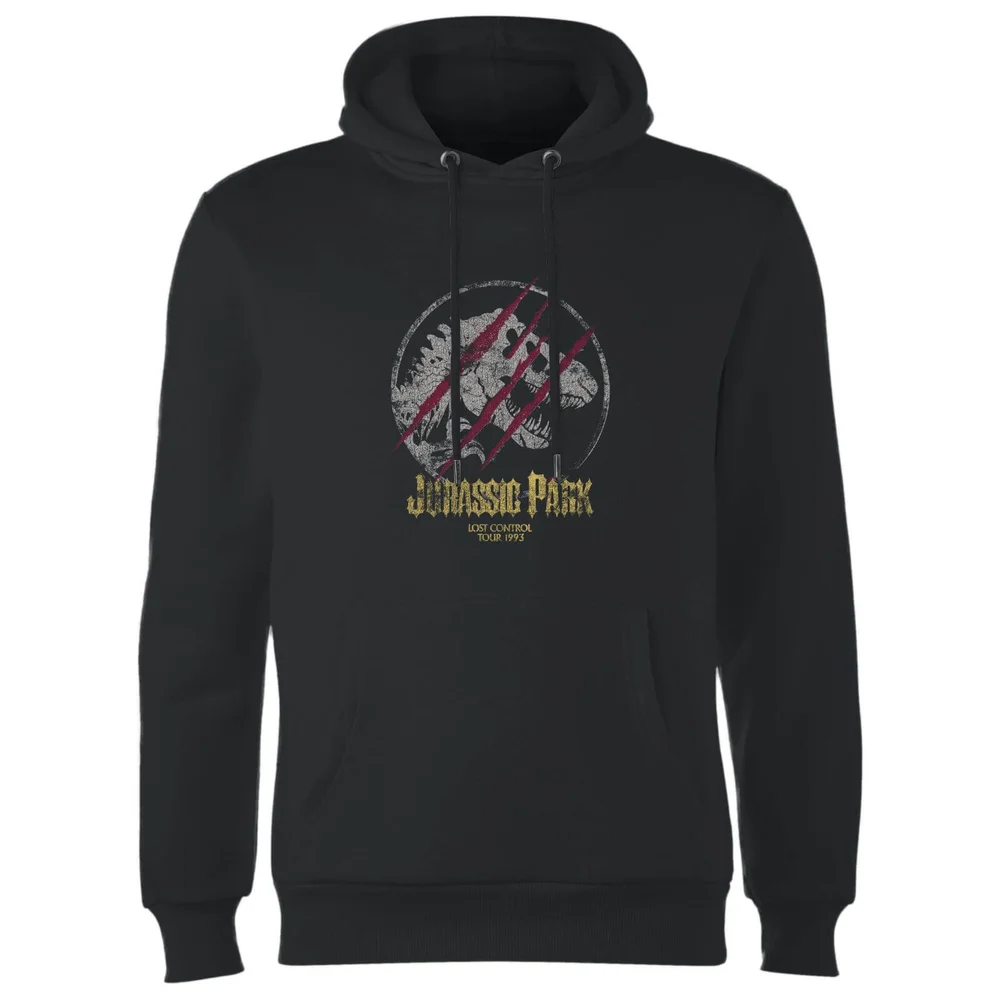 Jurassic Park Lost Control Hoodie - Black - S Image 1