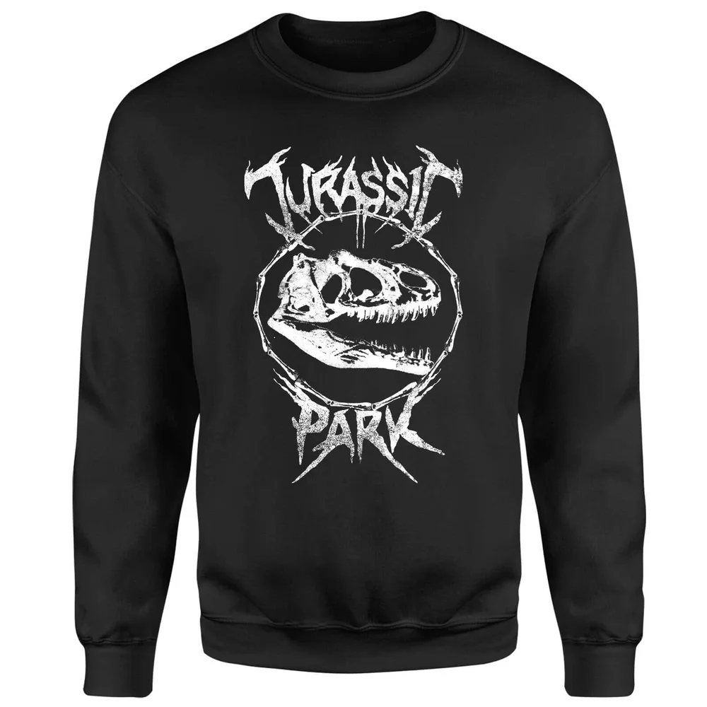 Jurassic Park T-Rex Bones Sweatshirt - Black - S Image 1