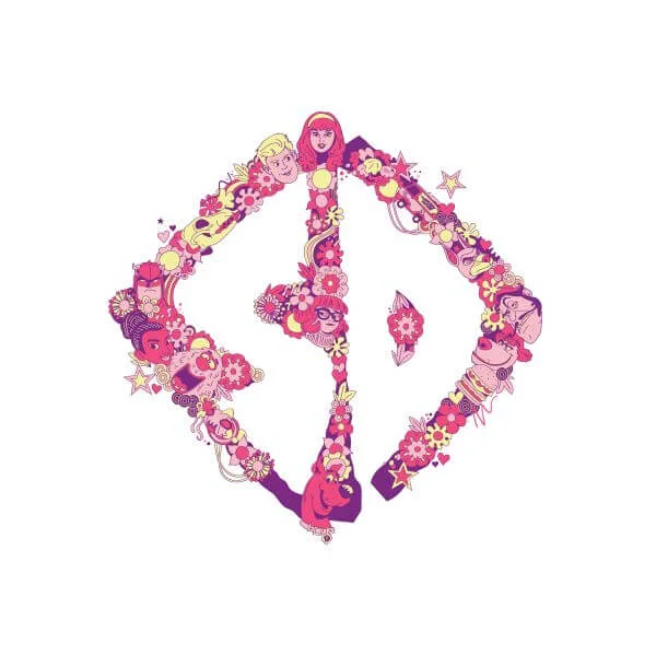 Scooby-Doo Floral Women's T-Shirt - White