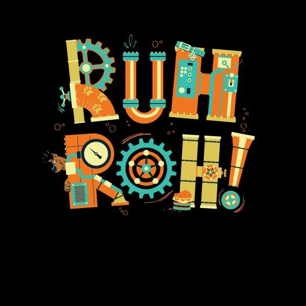 Ruh-Roh! Clockwork Women's T-Shirt - Black